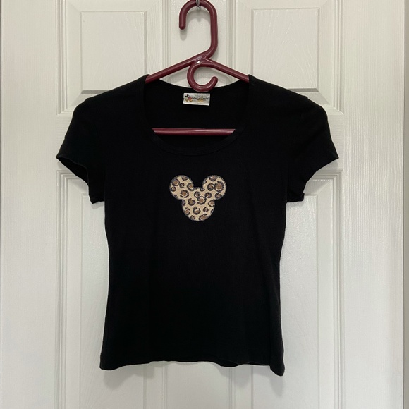 Mickey Mouse Animal Print T-Shirt - Picture 1 of 7